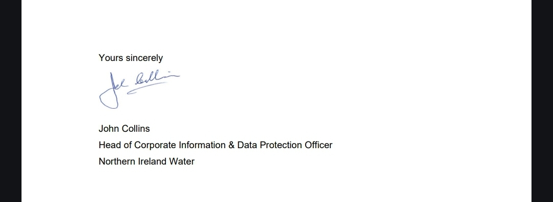 Northern Ireland Water PFAS response page 3